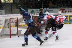 DEL - ERC Ingolstadt - Kölner Haie # Greg Classen (79) im Alleingang aufs Tor zieht ab zum 4. Tor für Ingolstadt, Jubel