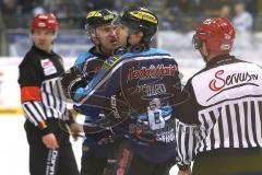 DEL - ERC Ingolstadt - Schwenninger Wild Wings - Tor Jubel Michel Périard (6) und Travis Turnbull (71)