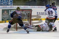 ERC Ingolstadt - Adler Mannheim - Derek Hahn mit dem Tor zum 3:1 Führungstreffer - Foto: Jürgen Meyer