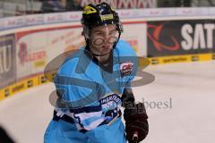 ERC Ingolstadt - Hamburg Freezers - Ziga Jeglic (13) im Aufwärmtrikot - Foto: Jürgen Meyer