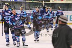 DEL - ERC Ingolstadt - Eisbären Berlin - Sieg im 2. PrePlayOff, Panther bedanken sich bei Fans