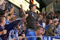 DEL - Playoff Halbfinale - ERC Ingolstadt - Hamburg Freezers - Spiel 6 - Tor Jubel fans 1:0 Tor