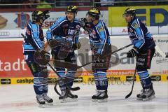 DEL - ERC Ingolstadt - Hamburg Freezers - Alexander Oblinger (20) mit dem 1:0 Tor Jubel