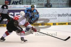 DEL - ERC Ingolstadt - Kölner Haie # Greg Classen (79) im Alleingang aufs Tor zieht ab zum 4. Tor für Ingolstadt, Jubel