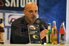 DEL - Playoff Halbfinale - ERC Ingolstadt - Hamburg Freezers - 5:0 - Pressekonferenz - Hamburg Trainer Benoit Laporte