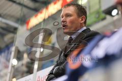 DEL - ERC Ingolstadt - Icetigers Nürberg - Cheftrainer Niklas Sundblad schimpft unzufrieden