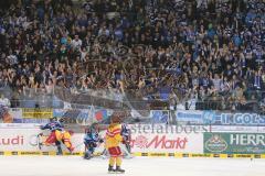 DEL - 2013/2014 - ERC Ingolstadt - Düsseldorf EG - Fans Jubel Stimmung