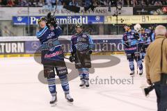 DEL - Playoff Halbfinale - ERC Ingolstadt - Hamburg Freezers - Sieg in der Serie Panther bedanken sich bei den Fans Alexander Oblinger (20)