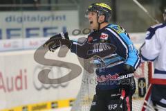 DEL - ERC Ingolstadt - Adler Mannheim - Travis Turnbull (71) beschwert sich