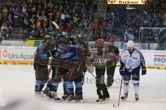 DEL - Playoff Halbfinale - ERC Ingolstadt - Hamburg Freezers - Tor Jubel 4:2