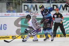 DEL - ERC Ingolstadt - Krefeld Pinguine - Alexander Oblinger (20) rechts