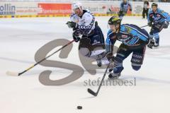 DEL - Playoff Halbfinale - ERC Ingolstadt - Hamburg Freezers - Spiel 6 - Christoph Gawlik (11) stürmt zum Tor