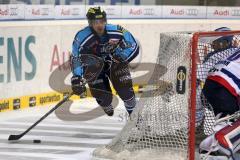 DEL - ERC Ingolstadt - Adler Mannheim - Thomas Greilinger (39) am Tor