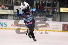 DEL - ERC Ingolstadt - Schwenninger Wild Wings - 11:2 - Jubel Xaver Maskottchen