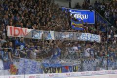 DEL - Playoff Finale - Spiel 4 - ERC Ingolstadt - Kölner Haie - Fans Spruchband Jubel