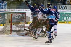 ERC Ingolstadt - Adler Mannheim - Alexander Oblinger mit seinem Tor zum 5:1 Endstand - Foto: Jürgen Meyer