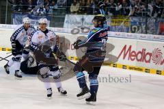 ERC Ingolstadt - Hamburg Freezers - Thomas Greilinger (39) schießt das 1:0 - Foto: Jürgen Meyer