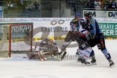 ERC Ingolstadt - Adler Mannheim - Alexander Oblinger mit seinem Tor zum 5:1 Endstand - Foto: Jürgen Meyer