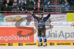 DEL - ERC Ingolstadt - Eisbären Berlin - das erlösende 4:1 von Travis Turnbull (71) ins leere Tor von Torwart Robert Zepp