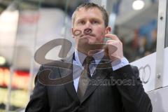 DEL - ERC Ingolstadt - Icetigers Nürberg - Cheftrainer Niklas Sundblad schimpft auf der Bank