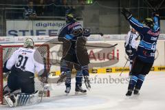 DEL - ERC Ingolstadt - Hamburg Freezers - Travis Turnbull (71) jubel Tor