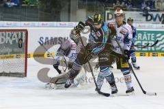 DEL - ERC Ingolstadt - Schwenninger Wild Wings - am Tor von Torwart Dimitri Pätzold Eddy Rinke-Leitans (91)