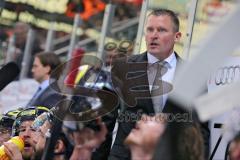 DEL - Playoff Finale - Spiel 4 - ERC Ingolstadt - Kölner Haie - Cheftrainer Niklas Sundblad