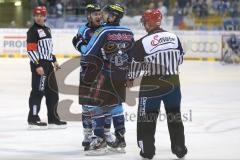 DEL - ERC Ingolstadt - Schwenninger Wild Wings - Tor Jubel Michel Périard (6) und Travis Turnbull (71)