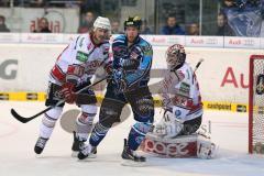 DEL - Playoff Finale - ERC Ingolstadt - Kölner Haie - Robert Sabolic (25) bei Torwart Danny aus den Birken