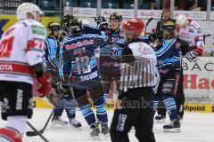 DEL - ERC Ingolstadt - Kölner Haie  - Alexander Oblinger (20) Tor Jubel zum 1:0