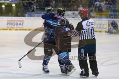 DEL - ERC Ingolstadt - Schwenninger Wild Wings - Tor Jubel Michel Périard (6) und Travis Turnbull (71)