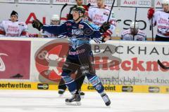 DEL - ERC Ingolstadt - Kölner Haie  - Alexander Oblinger (20) Tor Jubel zum 1:0