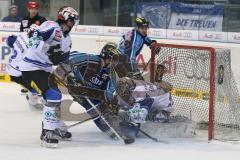 DEL - ERC Ingolstadt - Schwenninger Wild Wings - 11:2 - Jared Ross (42) trifft gegen Torwart Dimitri Pätzold Tor Jubel