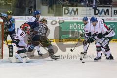 DEL - 2013 - ERC Ingolstadt - Augsburg Panther - Alexander Oblinger (20) kommt nicht zum Puck