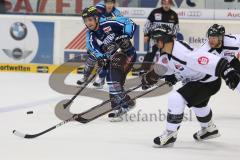 DEL - ERC Ingolstadt - Nürnberg IceTigers - Derek Hahn (43) zieht ab