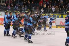 DEL - ERC Ingolstadt - Straubing Tigers - 1:0 - Die Panther vor den Fans