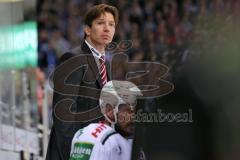 DEL - ERC Ingolstadt - Kölner Haie - PlayOff Finale 2014 - Spiel 2 - Trainer Uwe Krupp