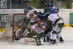 DEL - 2013 - ERC Ingolstadt - Augsburg Panther - Alexander Oblinger (20), der Puck fliegt ins Tor, gilt aber nicht