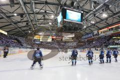 DEL - Playoff Finale - Spiel 4 - ERC Ingolstadt - Kölner Haie - Einlauf Panther Fans Choreo