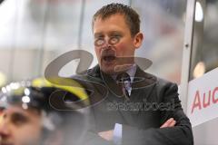 DEL - ERC Ingolstadt - Icetigers Nürberg - Cheftrainer Niklas Sundblad schimpft unzufrieden