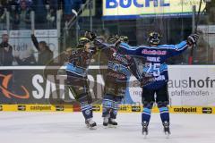 DEL - Playoff Finale - Spiel 4 - ERC Ingolstadt - Kölner Haie - Tyler Bouck (12) Tor Jubel Robert Sabolic (25)