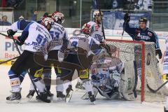 DEL - ERC Ingolstadt - Schwenninger Wild Wings - 11:2 - John Laliberte (15) trifft zum vierten Mal in diesem Spiel gegen Torwart Dimitri Pätzold Tor Jubel