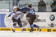 DEL - Playoff Halbfinale - ERC Ingolstadt - Hamburg Freezers - Schlägerei Ziga Jeglic (13) rechts