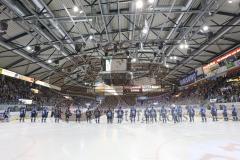 DEL - Playoff Finale - Spiel 4 - ERC Ingolstadt - Kölner Haie - Einlauf Panther Fans Choreo