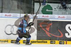 DEL - ERC Ingolstadt - Adler Mannheim - Christoph Gawlik (11) erzielt den Anschlußtreffer zum 1:3 Tor Jubel