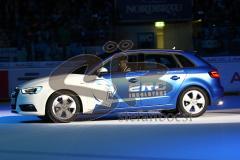 DEL - ERC Ingolstadt - Eisbären Berlin - Fan Audi A3. Foto: Adalbert Michalik