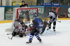 Endturnier Kleinschueler 1 - ERC Ingolstadt - Rosenheim - Müller Luis (10 ERC) Torwart Rosenheim Schönberger Lucas - Foto: Jürgen Meyer