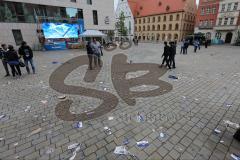 DEL - ERC Ingolstadt - Deutscher Meister 2014 - Eishockey - Meisterschaftsfeier - Ingolstadt Rathausplatz - Die Party ist vorbei