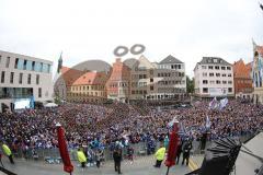 DEL - ERC Ingolstadt - Deutscher Meister 2014 - Eishockey - Meisterschaftsfeier - Ingolstadt Rathausplatz - Fanmeile
