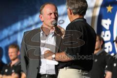 ERC Ingolstadt - Saisoneröffnungsfeier an der Saturn Arena - Interview mit Jim Boni
